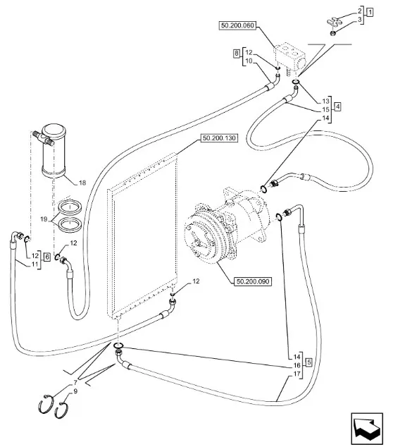 87565311 - Гибкий шланг